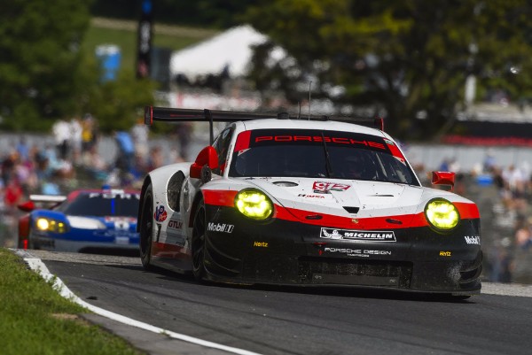 PORSCHE 911 RSR SECOND AT ROAD AMERICA IN A HEART STOPPING FINALE