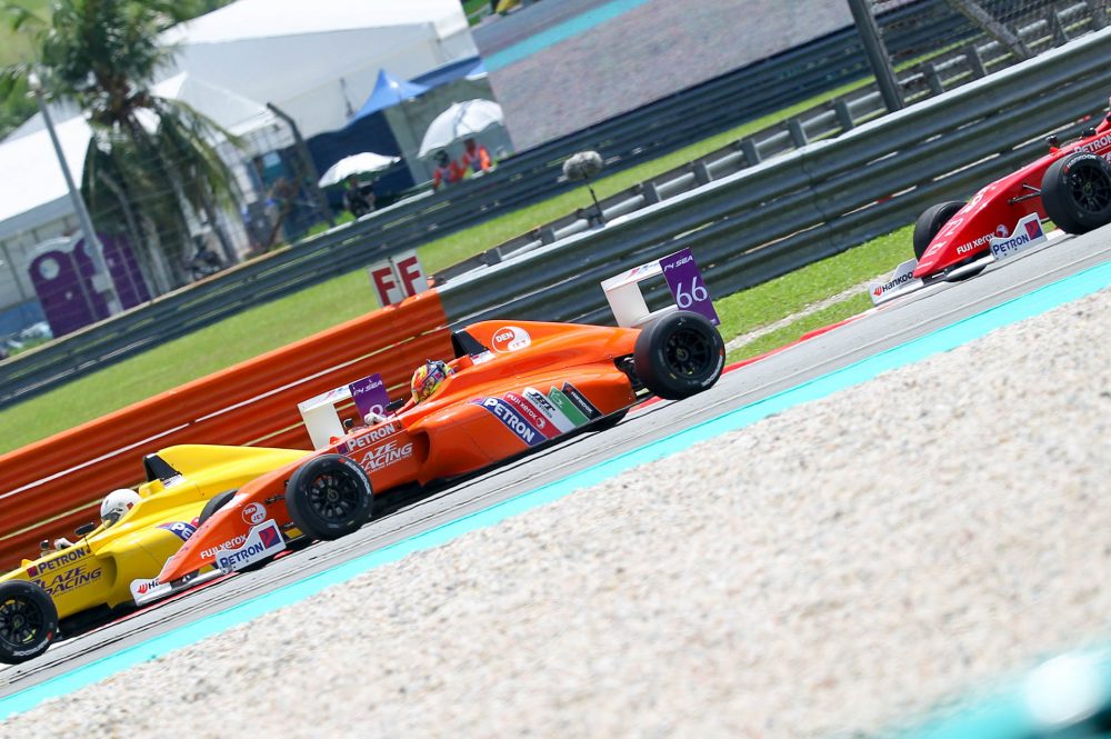 Daniel Cao sizzled in the heat of Sepang when he won the opening two races of the FIA Formula 4 Southeast Asia Championship – certified by FIA, yesterday.
