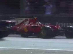 vettel out at the start