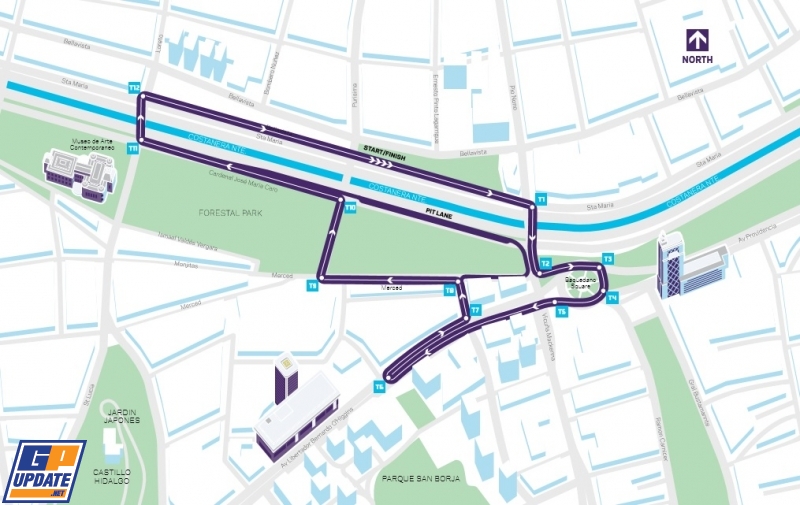 Formula E reveals Santiago circuit layout