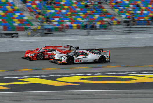 Cadillacs Strong Through First Six Hours of Rolex 24, But Plenty Others Still in Hunt
