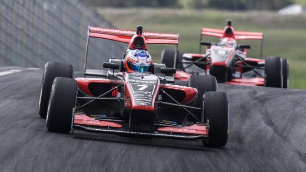 Richard Verschoor wins the New Zealand Motor Cup at Hampton Downs