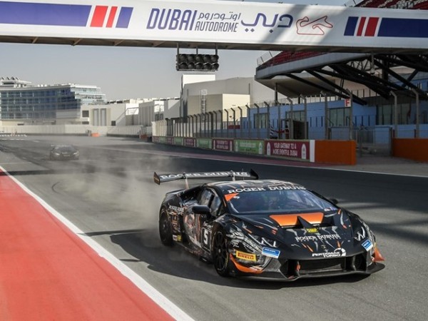BARTHOLOMEW AND PULL TAKE THEIR FIRST VICTORY IN RACE 1 AT DUBAI IN THE LAMBORGHINI SUPER TROFEO MIDDLE EAST