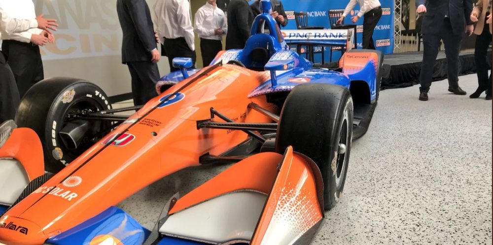 New look car for Scott Dixon in Indycars