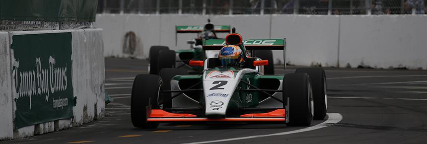 Dutchman VeeKay Comes From Behind to Claim Pro Mazda Victory