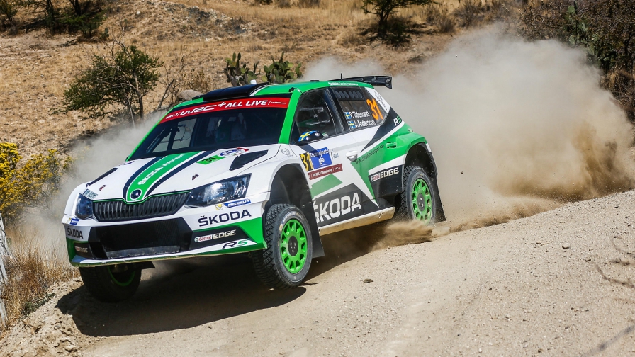 WRC 2 in Mexico:Tidemand dominant