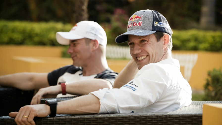 Loeb and Ogier play down tensions