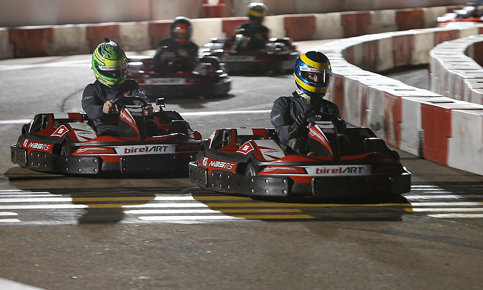 Bourdais works overtime to make sure Kart4Kids event sets record