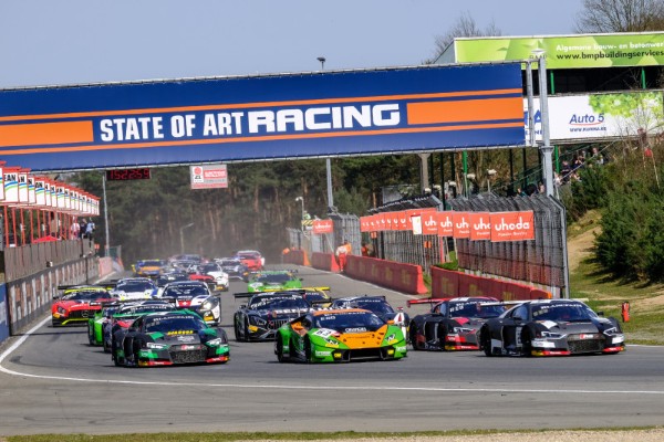 BORTOLOTTI AND ENGELHART BEGIN BLANCPAIN GT SERIES TITLE DEFENCE IN PERFECT FASHION WITH ZOLDER VICTORY FOR GRASSER-LAMBORGHINI