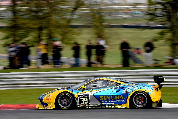 TWO FERRARIS ON TRACK AT ZOLDER IN THE BLANCPAIN GT SERIES SPRINT CUP