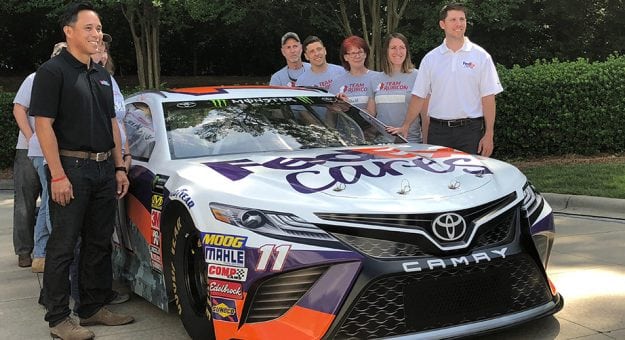 Hamlin honored to carry patriotic paint scheme to wrap up NASCAR Salutes at Daytona
