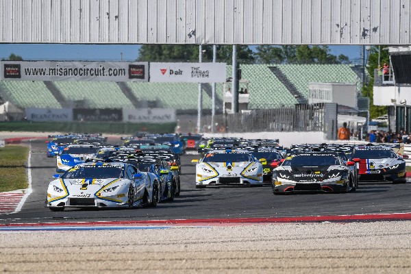 THE LAMBORGHINI SUPER TROFEO EUROPE OFFERS ANOTHER SHOW AT
MISANO