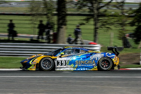 THE KESSEL RACING FERRARI 488 GT3 ON TRACK AT MISANO IN THE
BLANCPAIN GT SERIES SPRINT CUP