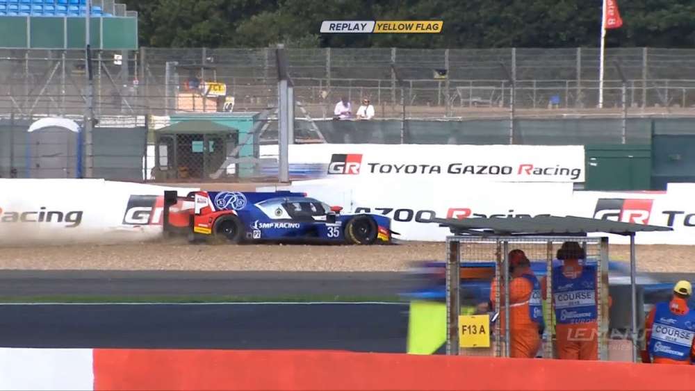 ELMS 2018. 4 Hours of Silverstone. Crash