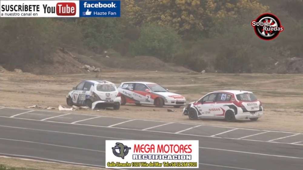 TN Chile 2018. Autódromo Villa Olímpica de Quilpué (8). Multiple Crash