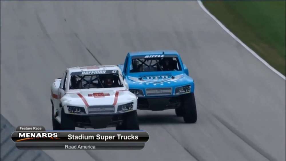 Stadium Super Trucks 2018. Race 2 Road America. Last Laps