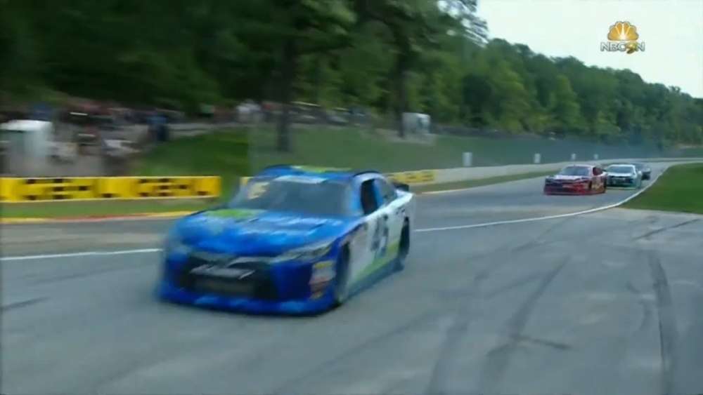 NASCAR Xfinity Series 2018. Road America. Josh Bilicki Crash