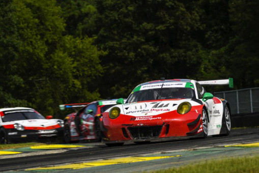 PODIUM FOR PORSCHE 911 GT3 R AT VIRGINIA INTERNATIONAL RACEWAY