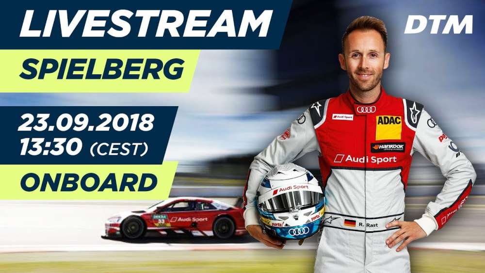 René Rast (Audi RS5 DTM) – LIVE Onboard (Race 2) – DTM Spielberg 2018