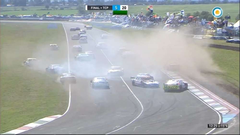 ACTC (TCP) 2018. Final Autódromo Ciudad de Paraná. Restart Pile Up