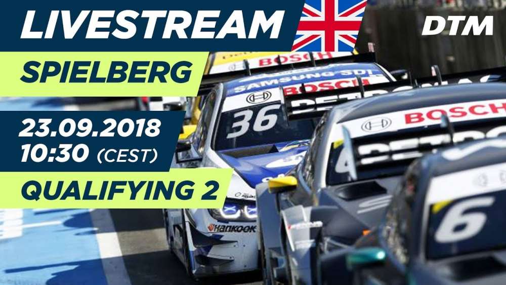 Qualifying Race 2 – LIVE (English) – DTM Spielberg 2018