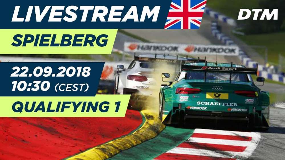 Qualifying Race 1 – LIVE (English) – DTM Spielberg 2018