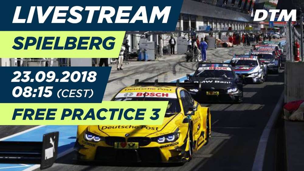 Free Practice 3 – LIVE (Deutsch) – DTM Spielberg 2018