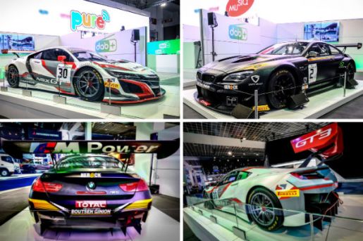 24 HOURS OF SPA AND RTBF PUT GT3 MACHINERY ON DISPLAY AT THE BRUSSELS MOTOR SHOW