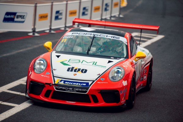 PLATO TOPS CLOSE PORSCHE CARRERA CUP GB FRIDAY PRACTICE SESSION AT BRANDS HATCH