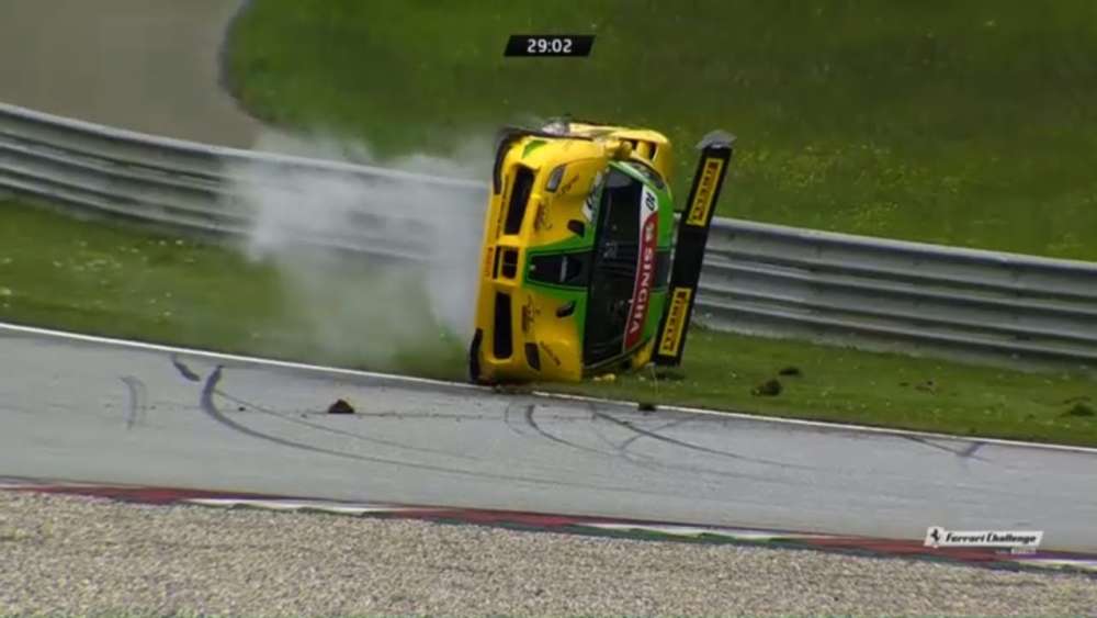 Ferrari Challenge Europe (Trofeo Pirelli) 2019. Race 1 Red Bull Ring. Start | Crash Roll_5ccdadb6b9d49.jpeg