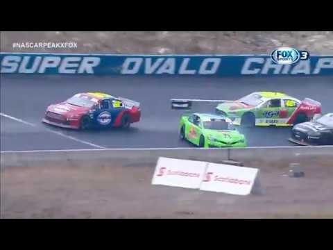 NASCAR PEAK Mexico Series 2019. Súper Óvalo Chiapas. Multiple Crashes_5cd87a947f316.jpeg