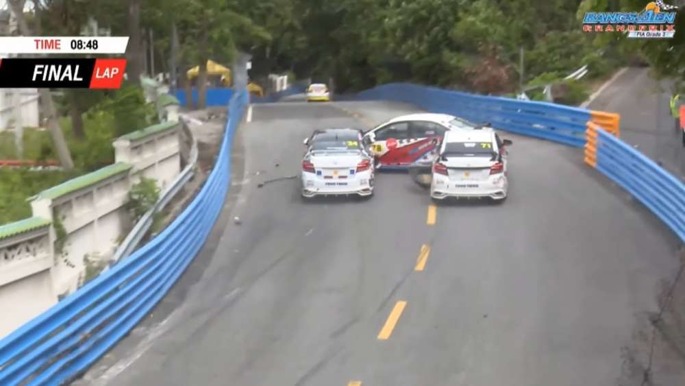 Toyota Vios One Make Race (Group 1/2) 2019. Race Bangsaen Grand Prix. Multiple Crash_5d6b79bfb7339.jpeg