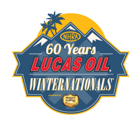 60th Annual Lucas Oil NHRA Winternationals Logo