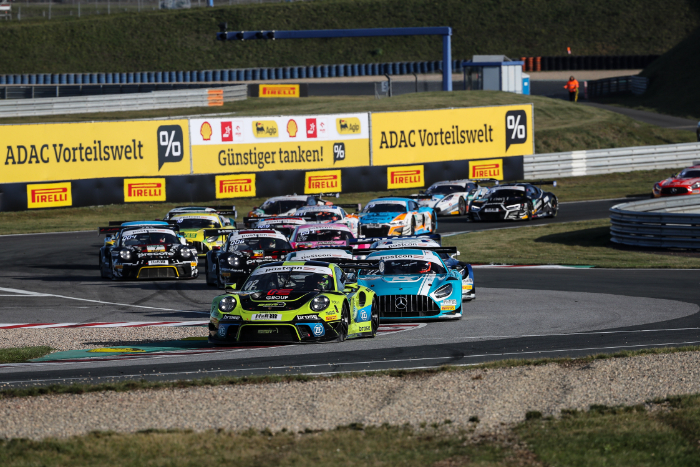 ADAC GT MASTERS TITLE CHASE HOTS UP AT OSCHERLEBEN WITH WIN FOR AMMERMULLER/ ENGELHART