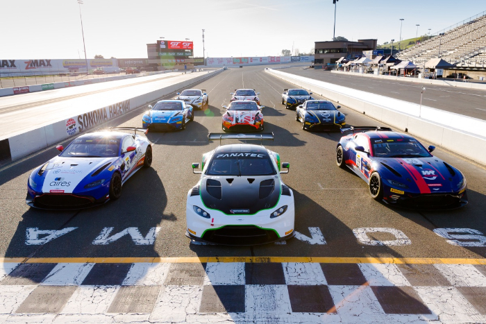 RECORD NUMBER OF ASTON MARTIN VANTAGES FOR SRO GTWC AMERICA OPENER