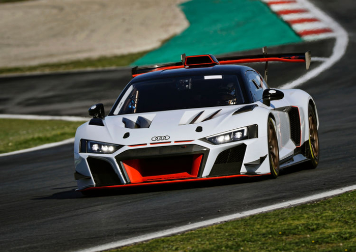 18 AUDI R8 LMS CARS AT THE SEASON OPENER AT MONZA