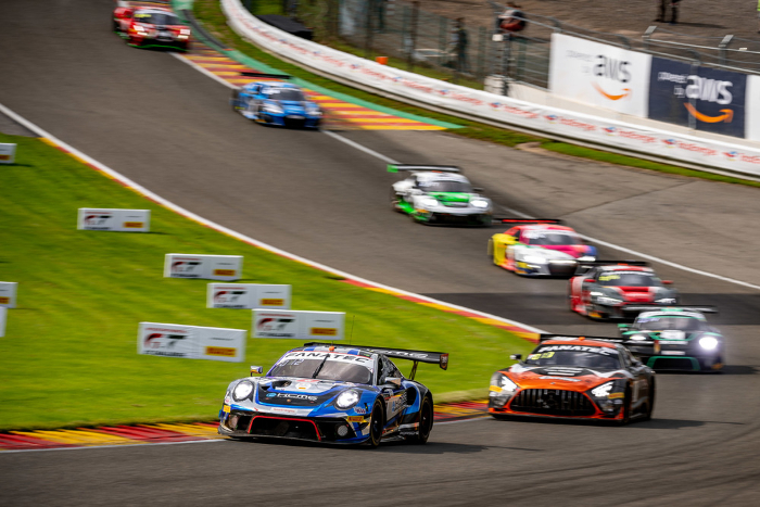 KCMG’s TWO PORSCHE 911 GT3 R FINISH IN THE TOP 12 AT SPA