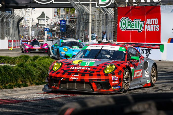 PFAFF LONG BEACH SECOND-PLACE MOVES “PLAID PORSCHE” INTO IMSA GTD POINTS LEAD