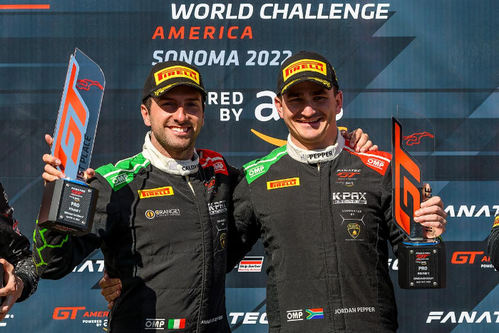 TOP STEP OF THE PODIUM FOR K-PAX RACING IN SONOMA