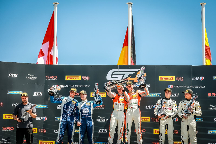 SASSE AND ORTMANN DO THE GT4 EUROPEAN SERIES DOUBLE FOR PROSPORT AT CIRCUIT PAUL RICARD