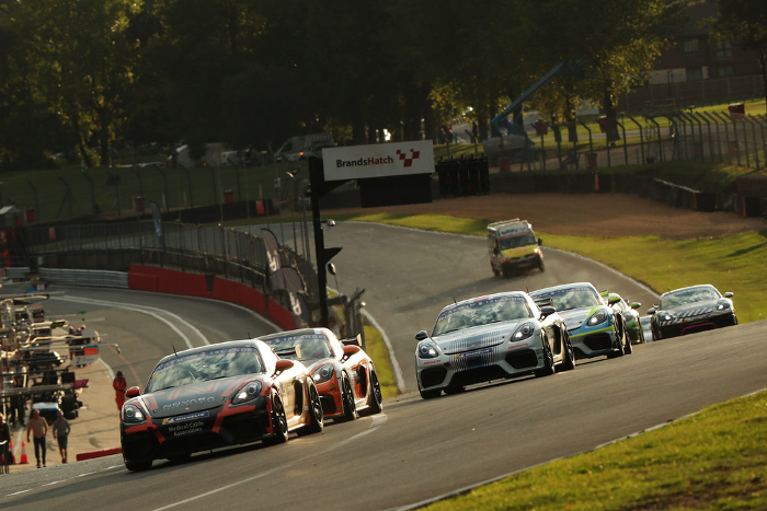 PERFECT WEEKEND FOR FOSTER SENDS PORSCHE SPRINT CHALLENGE GB CHAMPIONSHIP DOWN TO THE WIRE