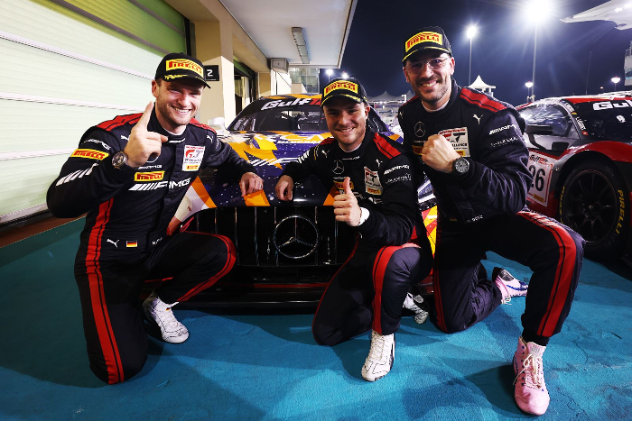 MERCEDES-AMG TEAM GRUPPEM LOCKS OUT GULF 12 HOURS FRONT ROW
