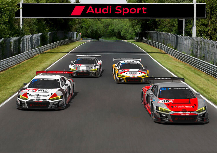 AUDI WITH DESIGN ICONS AT THE NURBURGRING 24 HOURS