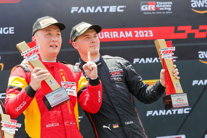 LIU AND SCHILLER HEAD CRAFT BAMBOO ONE-TWO IN SECOND GT WORLD CHALLENGE ASIA RACE AT BURIRAM_6460f518224f7.jpeg